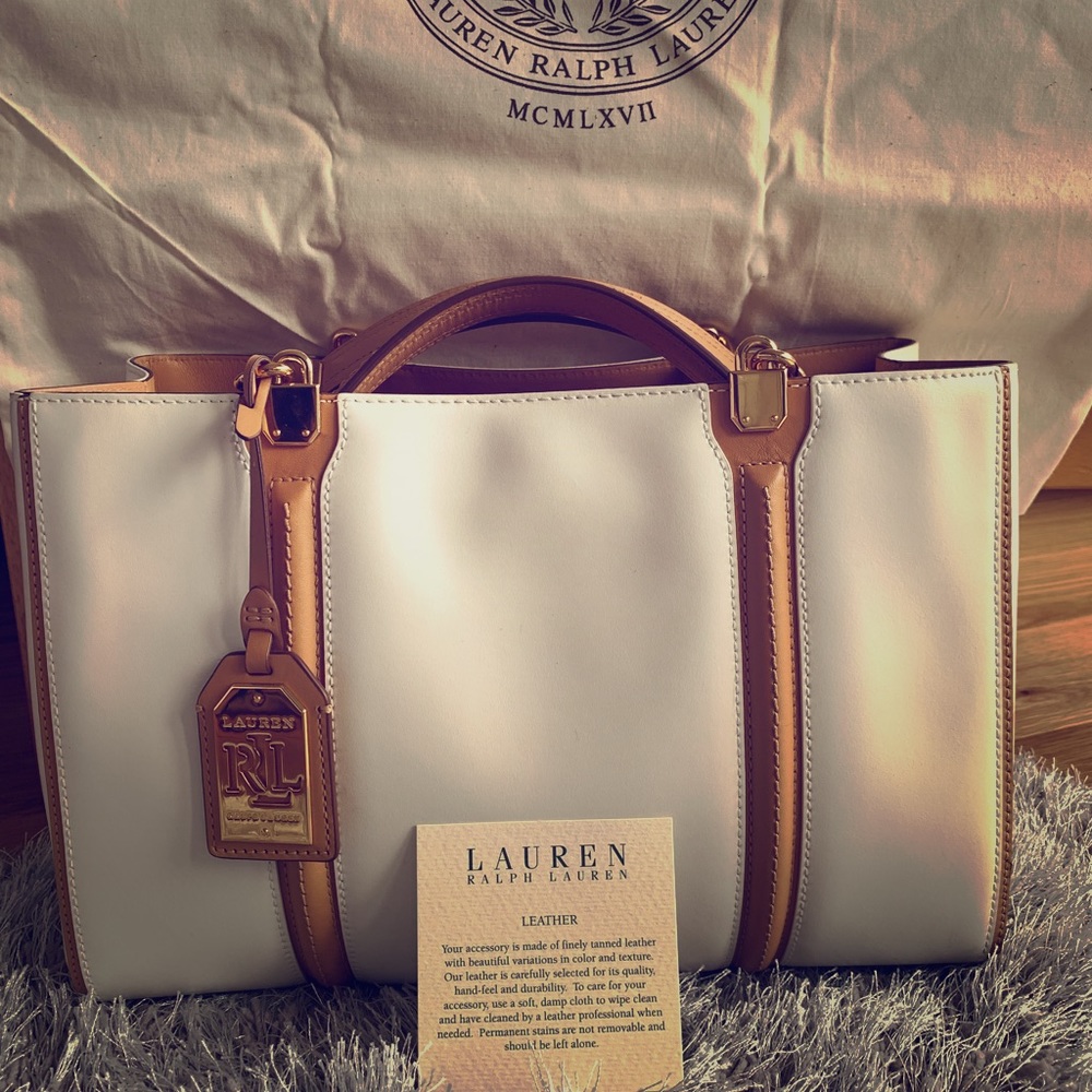 Ralph Lauren leather tote